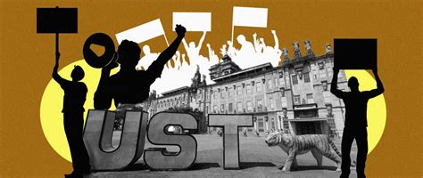 shs scandal|UST students protest dismissal of Grade 12 student.